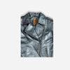 Tracey Biker Jacket Metallic Gun Metal Silver