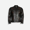 Harley Biker Jacket Dark Brown
