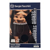 Sergio Tacchini men's cotton boxer briefs - 2 pieces/pack - black with white print - M