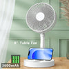 NNETM Portable Oscillating Table Fan