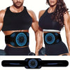 USB Rechargeable Ab Massage Belt – 6 Modes(Black)