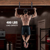Wall-Mounted Stainless Steel Pull-Up Bar Black