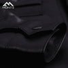 MONT5  Diran Men Black Classic Leather Jacket with Shirt Collar