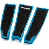 DORSAL Three 3 Piece EVA Surfboard Deck Traction Pads with Kicker Tail for Stomp Skimboards, Surf Boards, Fish Board, Funboard Black/Blue/Red