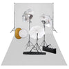 Vidaxl photo studio set with lamps, umbrellas, backdrop and reflector