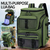 Fishing Backpack with Rod Holder & Tackle Box