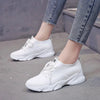 Spring Summer Shoe Walking Style Shoes Sneakers RTS Women's Fashion Casual Running Sports Fly Weave Flat Rib Mouth Women PVC