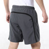 Mens 2 in 1 Running Shorts with Pockets 7 Inch Quick Dry Training Shorts