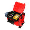 Multifunction Fishing Tackle Box with Rod Holder