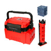 Multifunction Fishing Tackle Box with Rod Holder