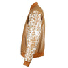 NEW Men's Gianno Designer Leather Baseball Jacket