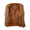 NEW Men's Gianno Designer Leather Baseball Jacket