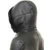MEN BLACK SHEEPSKIN AVIATOR JACKET ESSEX