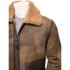 MEN BROWN SHEEPSKIN SHEARLING JACKET FLOYD