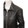 WOMEN CROPPED BLACK LEATHER JACKET MASCOTTE