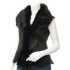 WOMEN BLACK TOSCANA SHEEPSKIN GILET KELLER