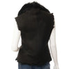WOMEN BLACK TOSCANA SHEEPSKIN GILET KELLER