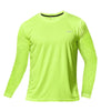 Mens Long and Short Sleeve Ice Silk Quick Dry Sports Top for Running Gym Hiking and Outdoor Training