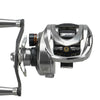 Baitcasting Fishing Reel Magnetic Braking Right Hand Silver