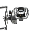 Baitcasting Fishing Reel Magnetic Braking Right Hand Silver