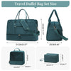 Luggage Travel Bag with Clothes and Toiletry Bag (Grey)
