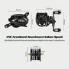 Baitcasting Reel  Carbon Body with Clicker Black