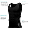 Men Quick Dry Sleeveless Sports Vest High Elasticity Running Basketball Training Shirt