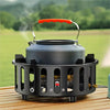 19800W 7-Core Portable Camping Gas Stove – Windproof Outdoor Burner with Electronic Ignition