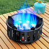 19800W 7-Core Portable Camping Gas Stove – Windproof Outdoor Burner with Electronic Ignition