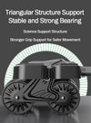 Four-Wheel Abdominal Roller with Elbow Support
