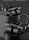 Four-Wheel Abdominal Roller with Elbow Support
