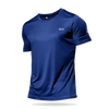 Mens Long and Short Sleeve Ice Silk Quick Dry Sports Top for Running Gym Hiking and Outdoor Training