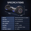 Bullet SX-2000 Hoverboard - UL Certified, 500W, Black