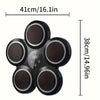 Wall-Mounted Electronic Boxing Training Pad With Dynamic Rhythms(Black)