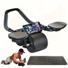 Automatic Rebound Abdominal Wheel with Elbow Pad