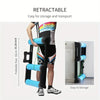 Quiet Indoor Cycling Trainer Rollers - Adjustable Resistance(Blue)