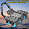 6-Wheel Ab Trainer with Elbow Support & Pad