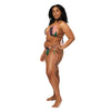 Evezeti abstract pattern recycled string bikini set