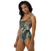 Green Tropical One-Piece Swimsuit