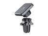 Techancy Suporte carro magnetico TI2339 encaixe grelha 360 graus 4 imas forte estavel antideslizante Preto