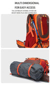 Royal Mountain Nylon Backpack with Rain Cover