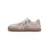 Women's Versatile Lightweight Flat Casual Sneakers – Suede Panel Gum Sole Trainers