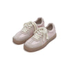 Women's Versatile Lightweight Flat Casual Sneakers – Suede Panel Gum Sole Trainers